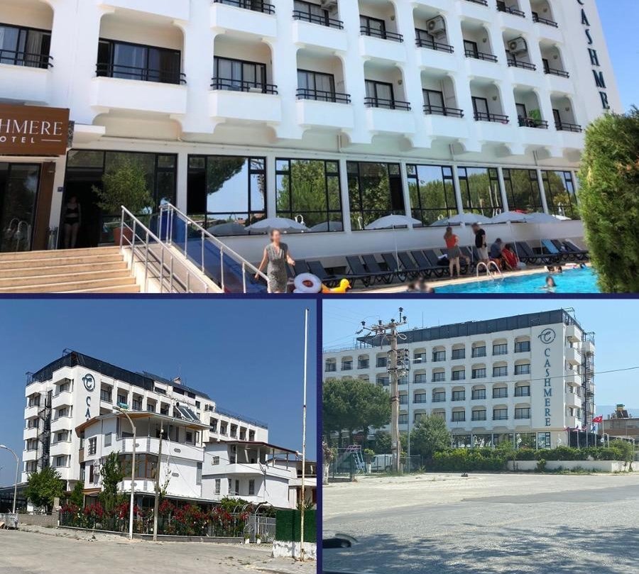 Cashmere Hotel Außenansichten mit Pool und Fassade